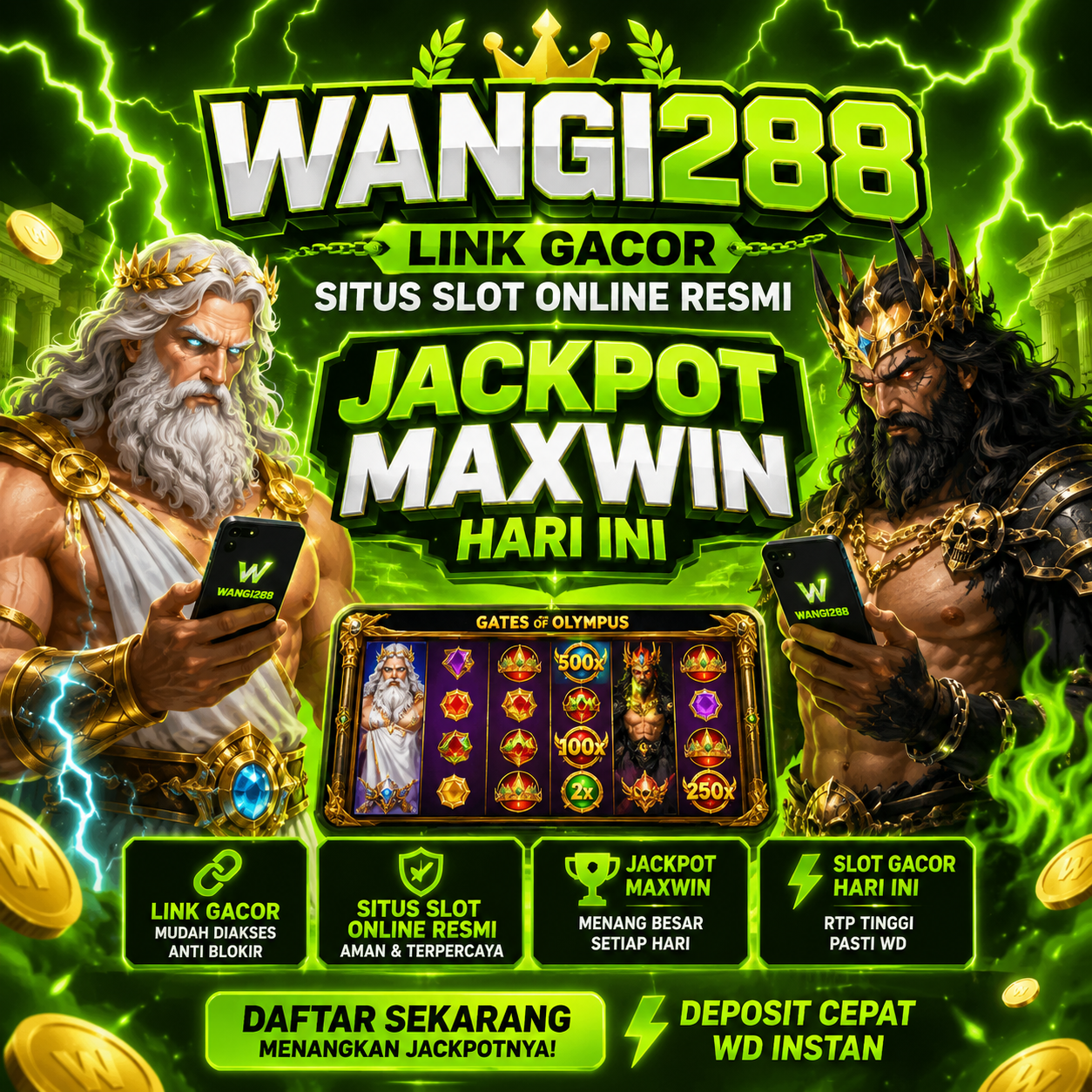 WANGI288 : Situs PG SOFT Banner
